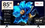 TCL 55P7K-UK 55" QLED 4K Ultra HD HDR Google TV (Google Assistant, Freeview Play, Dolby Atmos, Dolby Vision, HDR10+, 120Hz Game Accelerator, Motion Clarity，2025 New Model) - تصویر 2