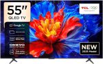 TCL 55P7K-UK 55" QLED 4K Ultra HD HDR Google TV (Google Assistant, Freeview Play, Dolby Atmos, Dolby Vision, HDR10+, 120Hz Game Accelerator, Motion Clarity，2025 New Model) - تصویر 5