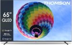 Thomson 55" QLED Google TV – 2026 Model with Dolby Vision & Atmos, Smart Voice Control, Google Assistant, YouTube & Netflix Apps, Frameless QLED Display, Side Feet Design, Television, 3-Year Warranty - تصویر 3